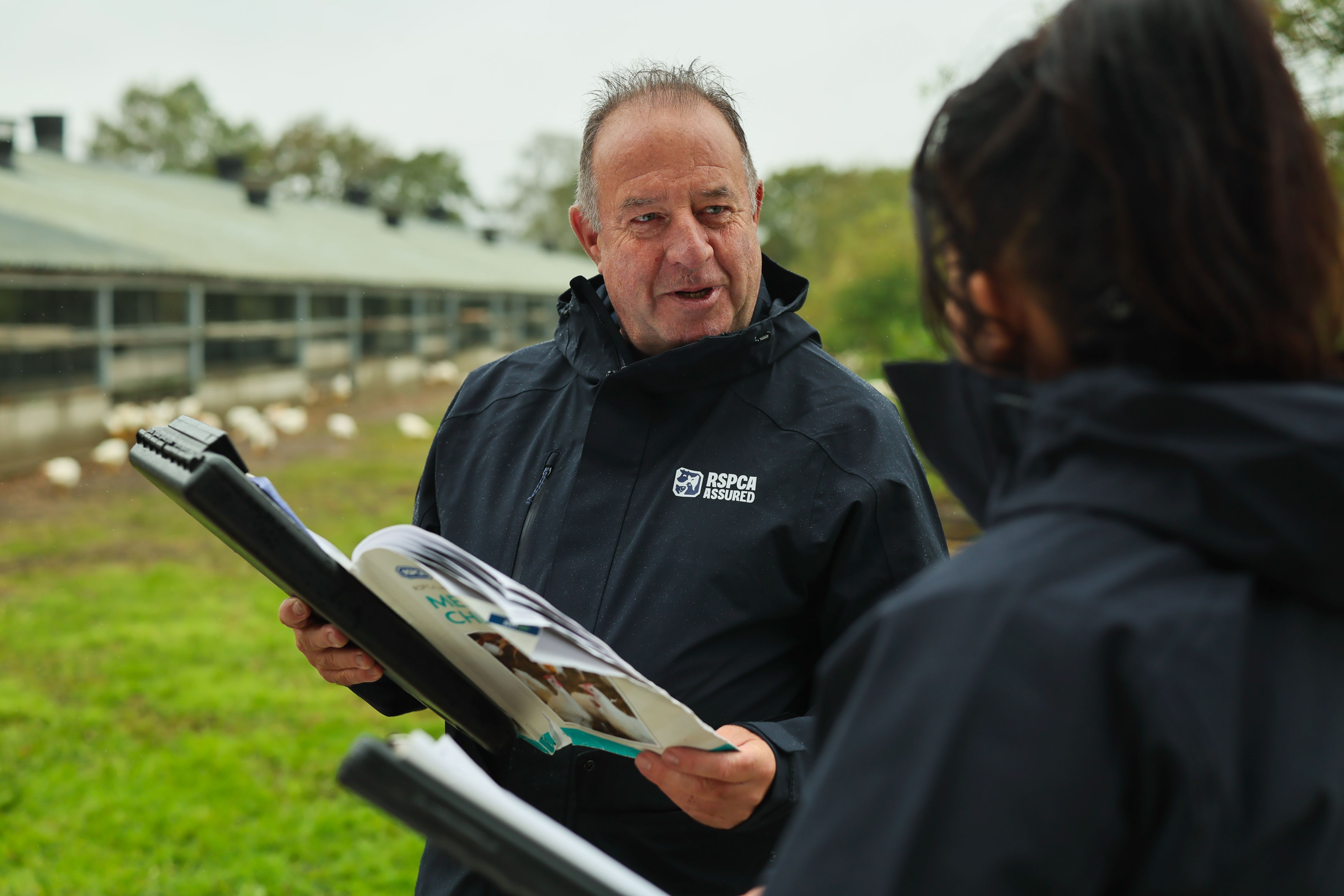 RSPCA Assured assessors in new uniform