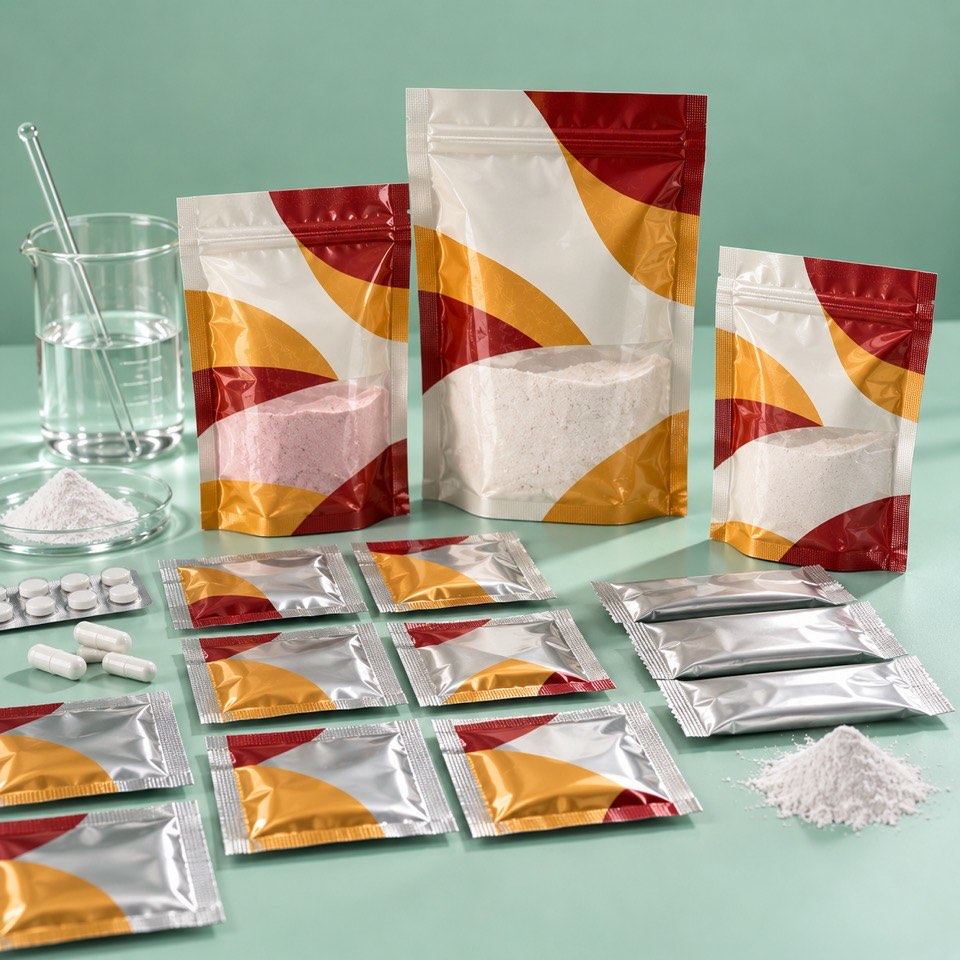 Foil sachets and powder pouches