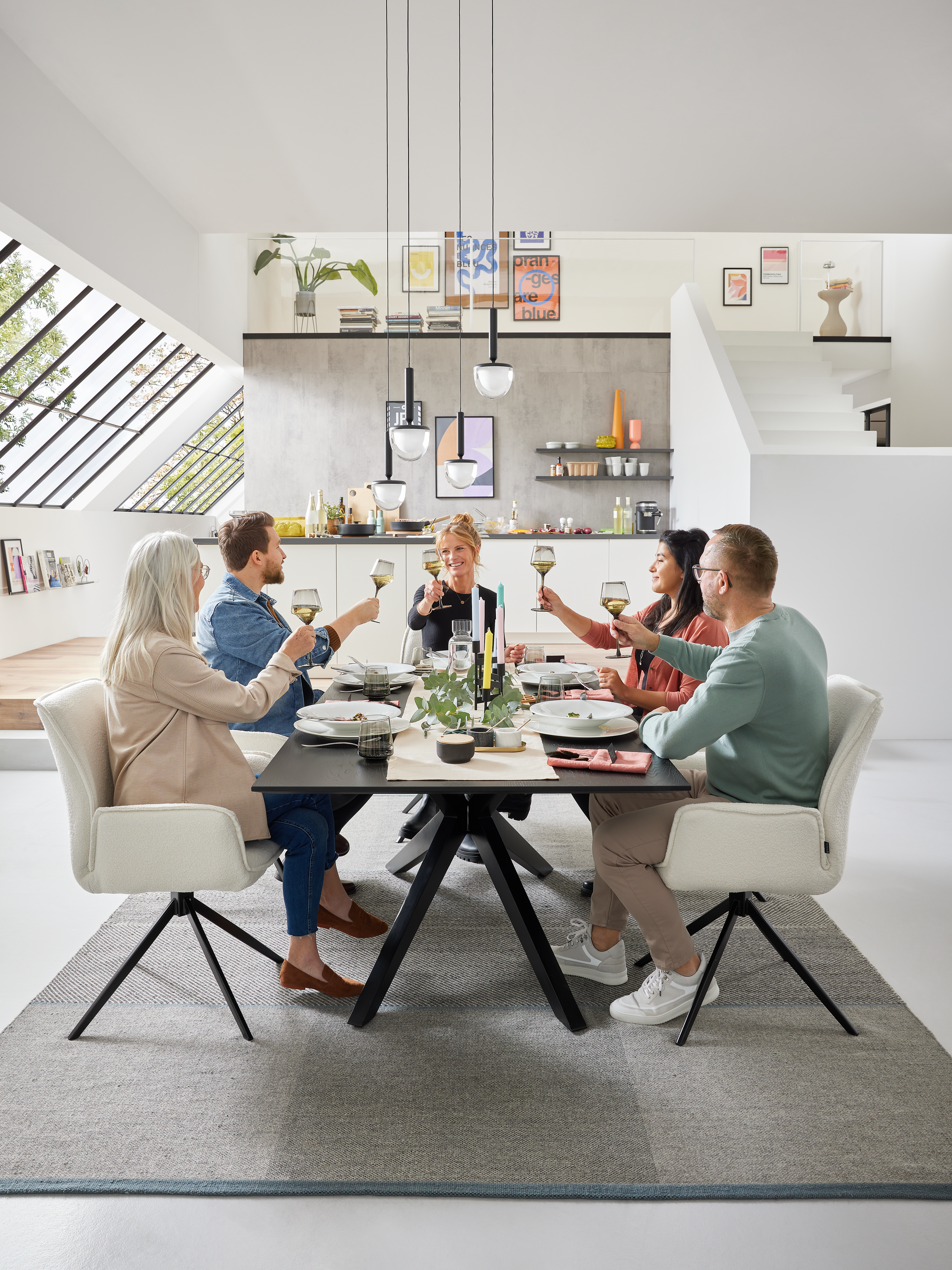 Musterring Loft Shooting perfektes Dinner