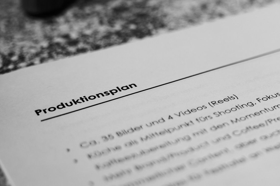 Produktionsplan