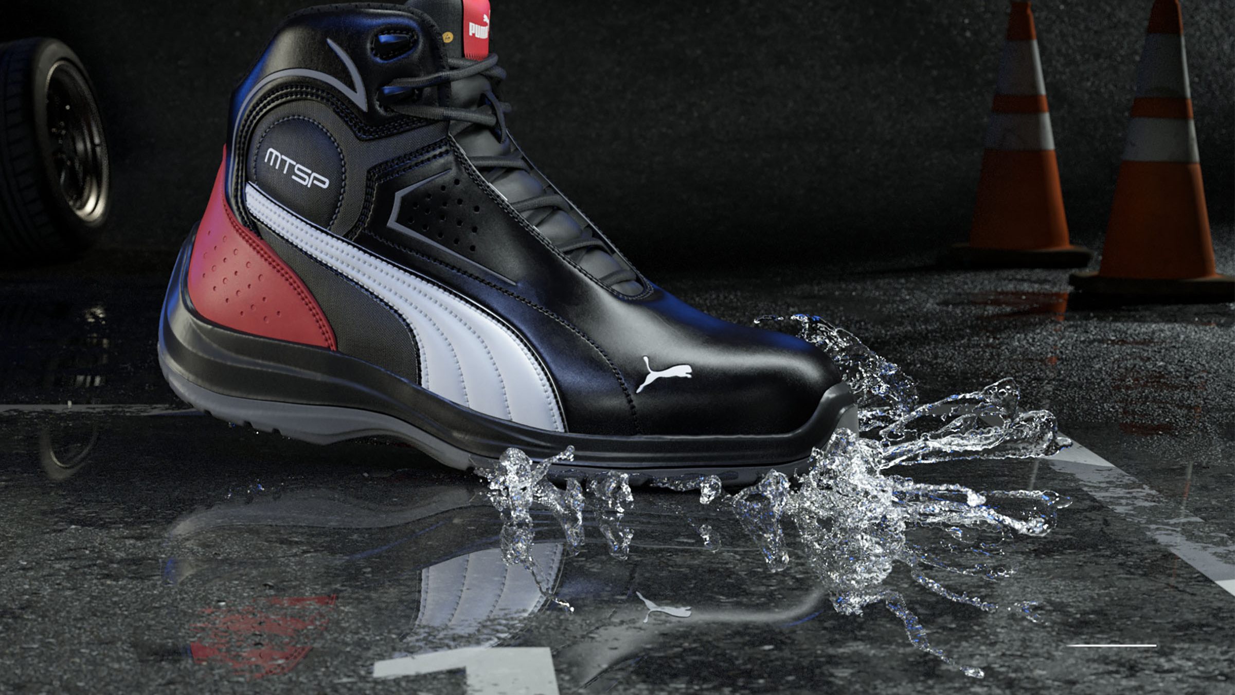 Ein sportlicher Auftritt für Puma Safety 3D Animation