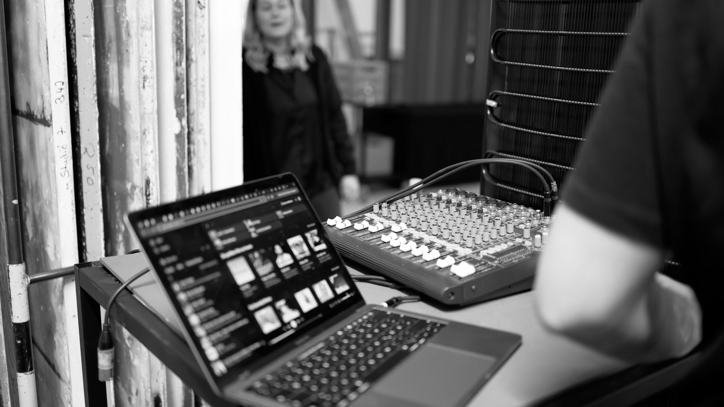 Eventvorbereitung Musikanlage