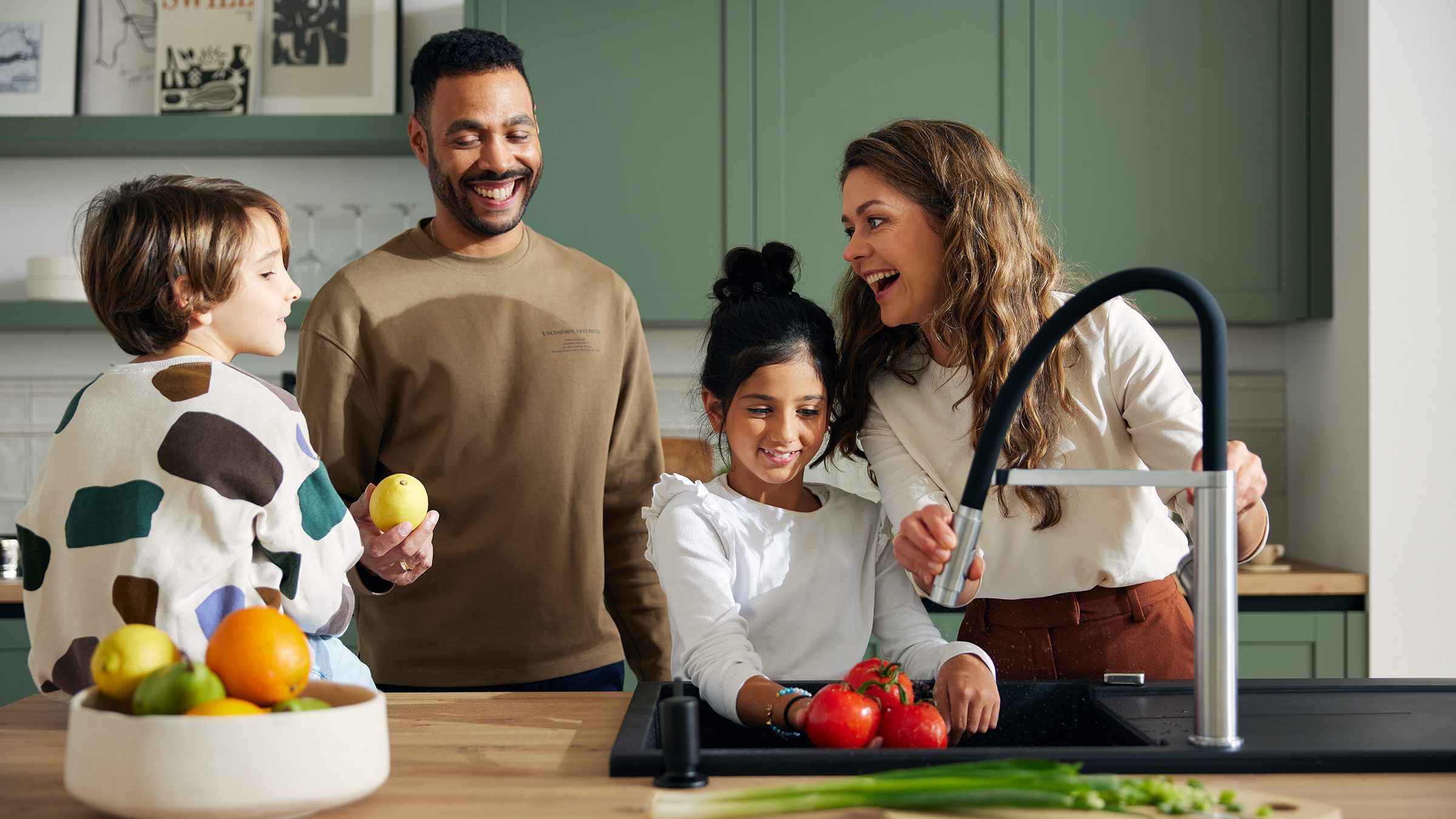 Wasserwerk Familie amerikanischer Markt