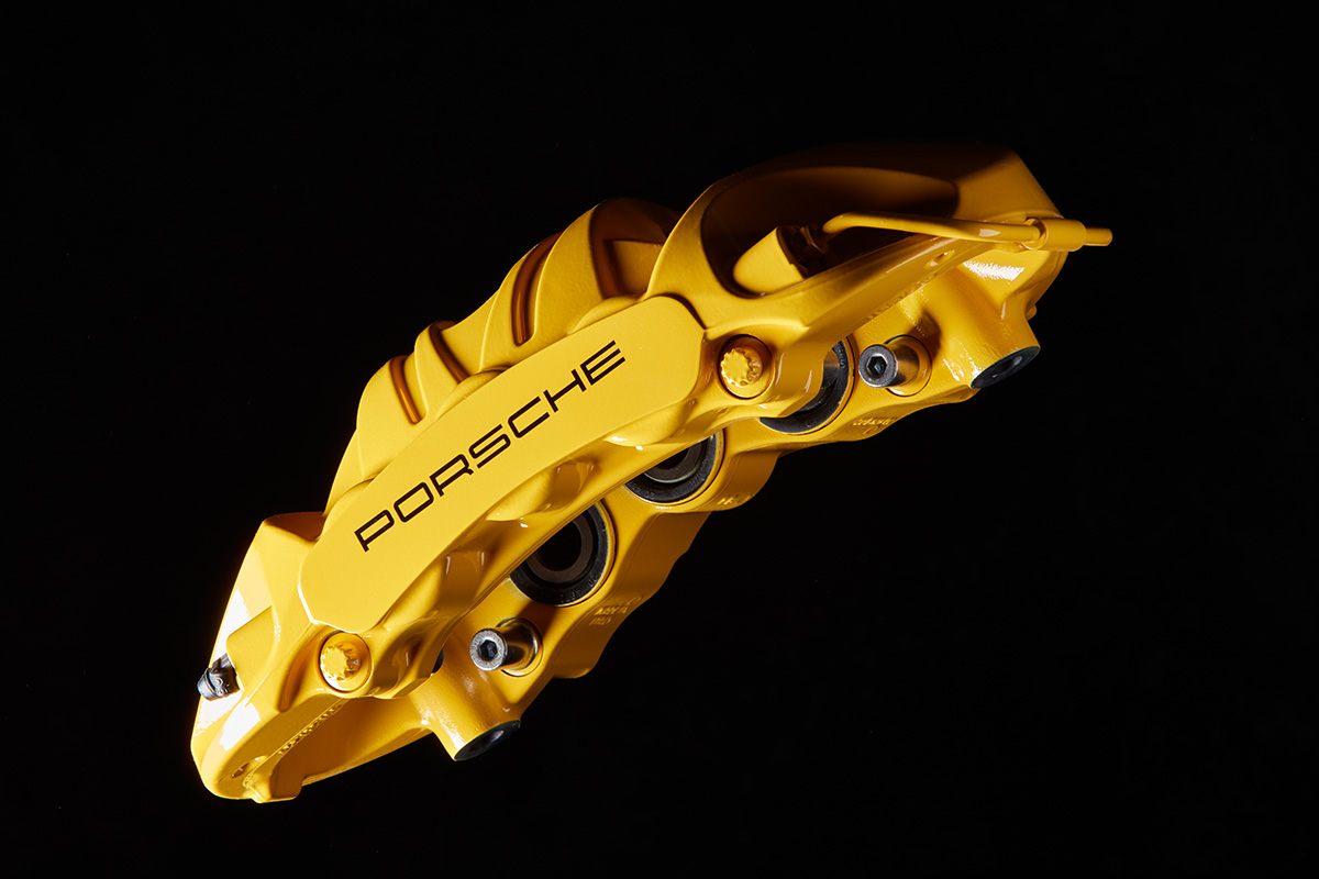 Produktfotografie Porsche Bremssattel
