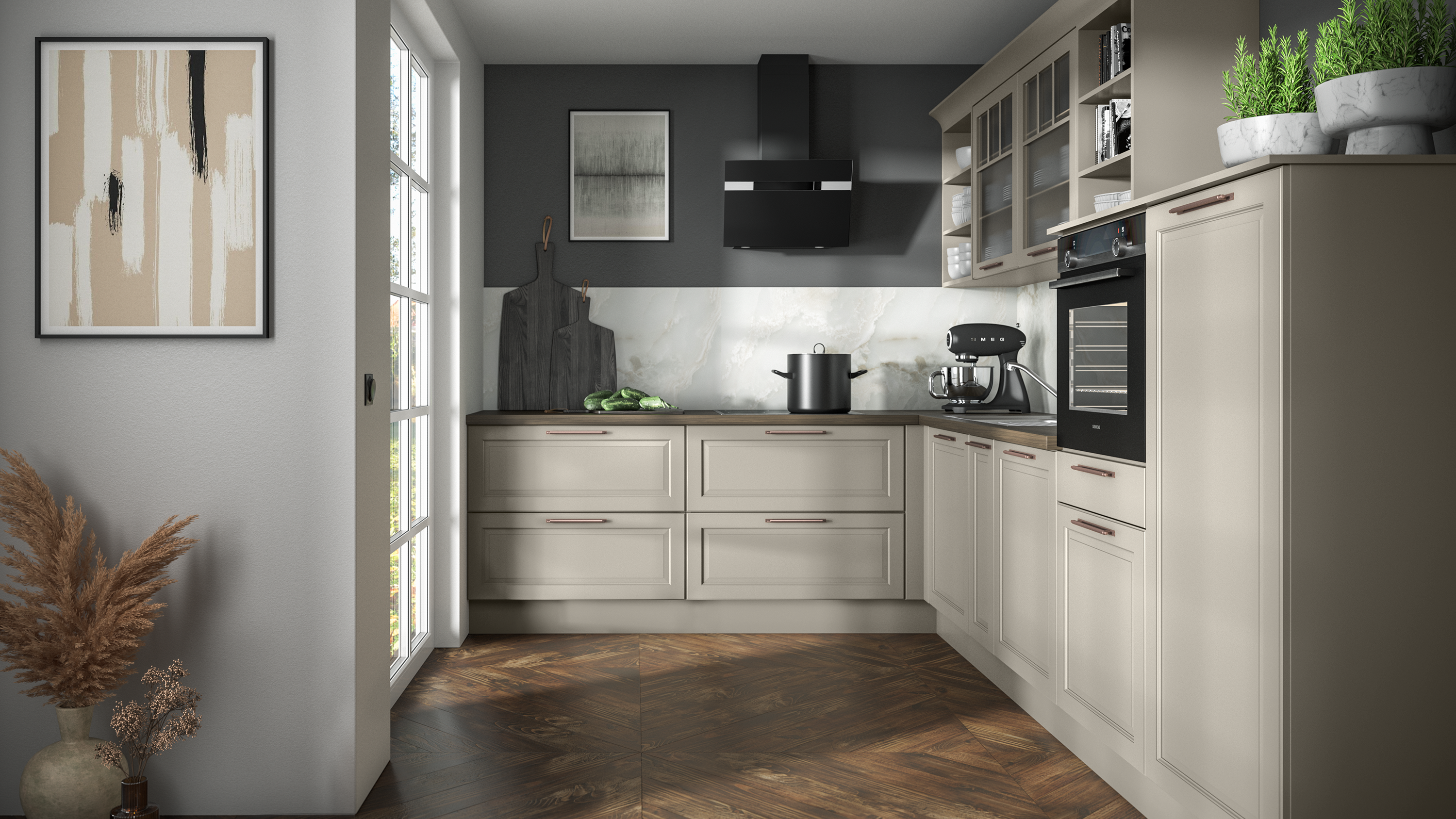 GCI-generierte Küchen für Bauformat