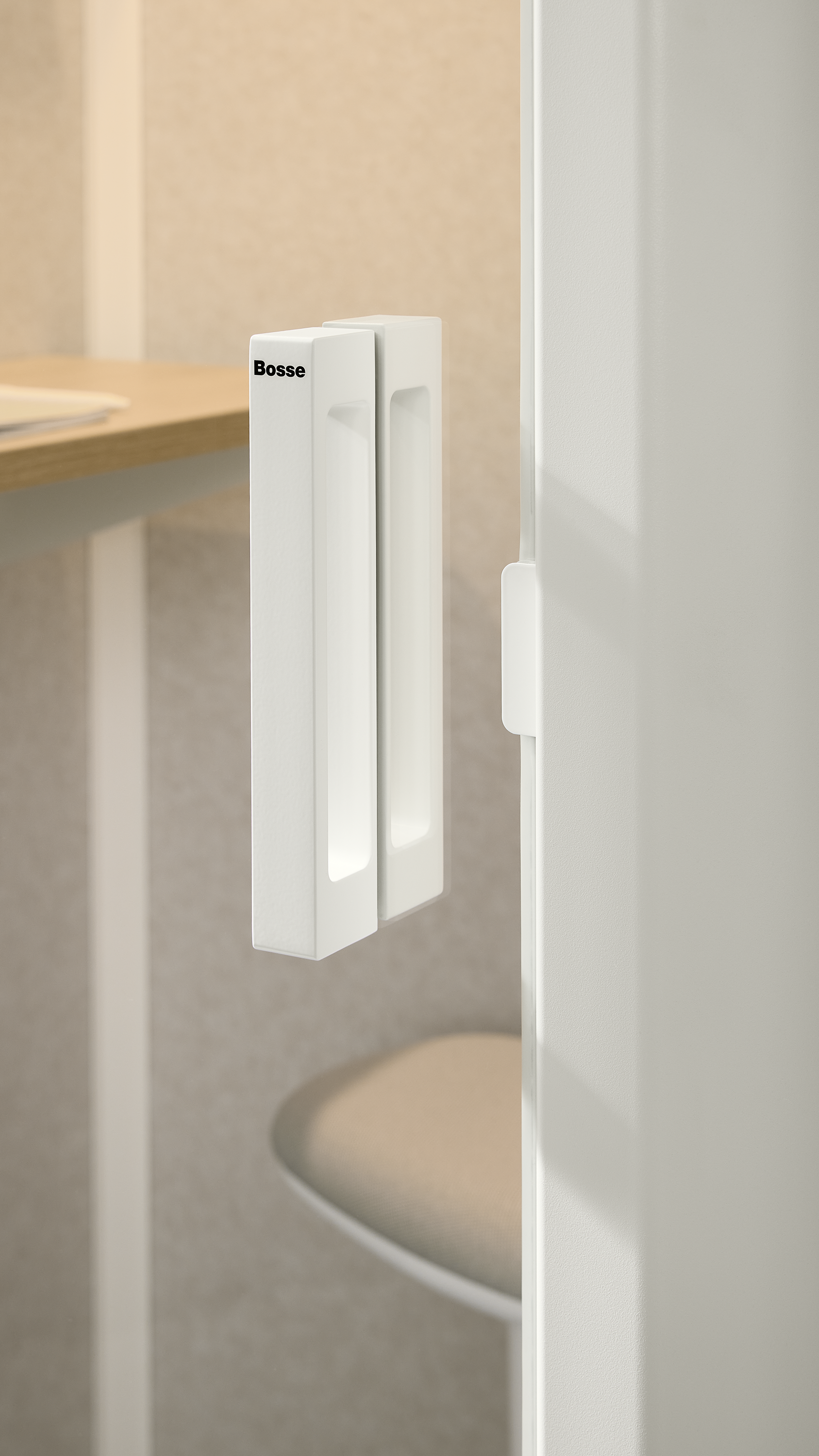 Bosselino Telefonzelle Meetingspace Rückzug Detailaufnahme