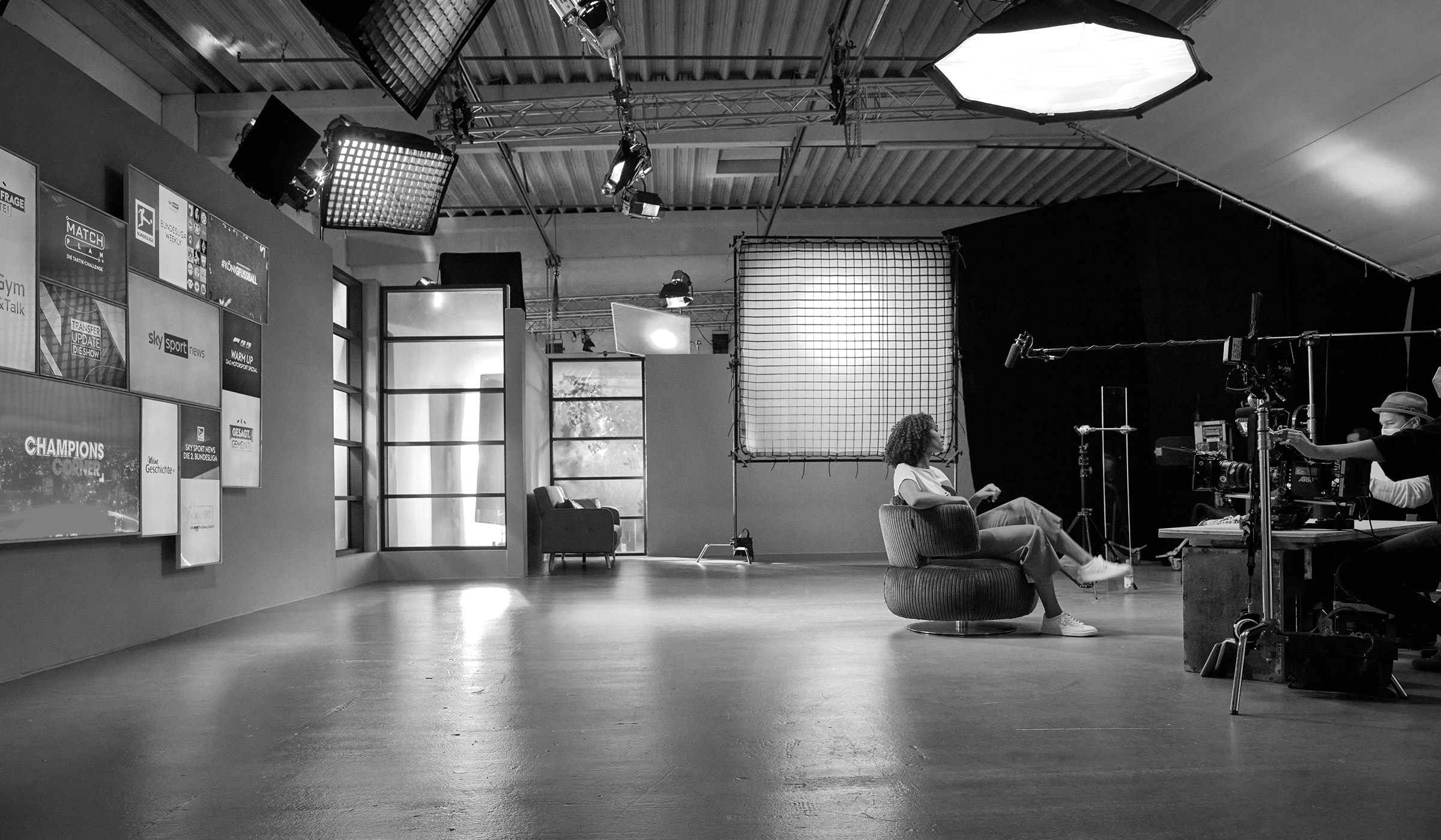 Skydreh in Münchner Studios