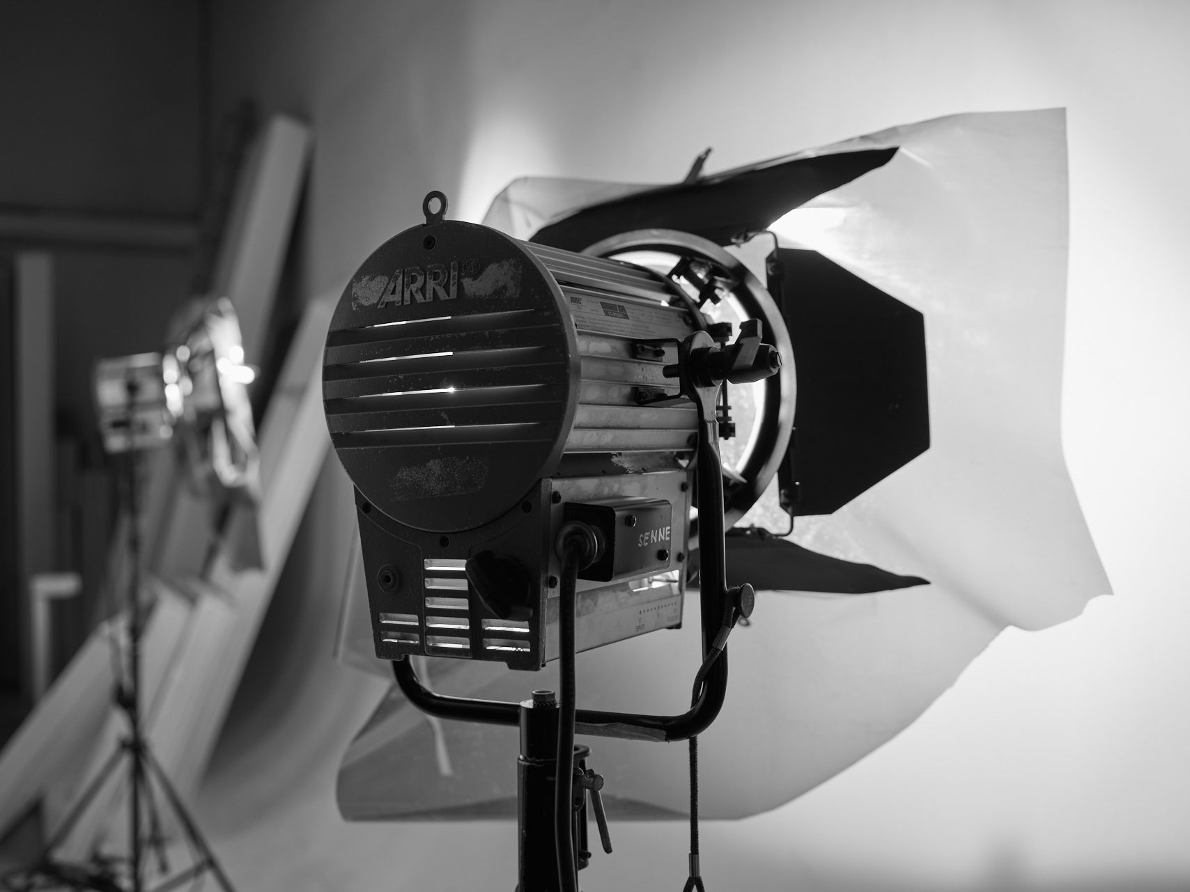 Arri Scheinwerfer mit Folie