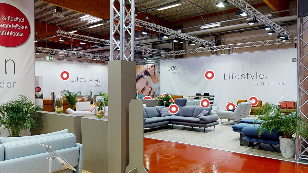 360 Grad Scan - Messestand Domo