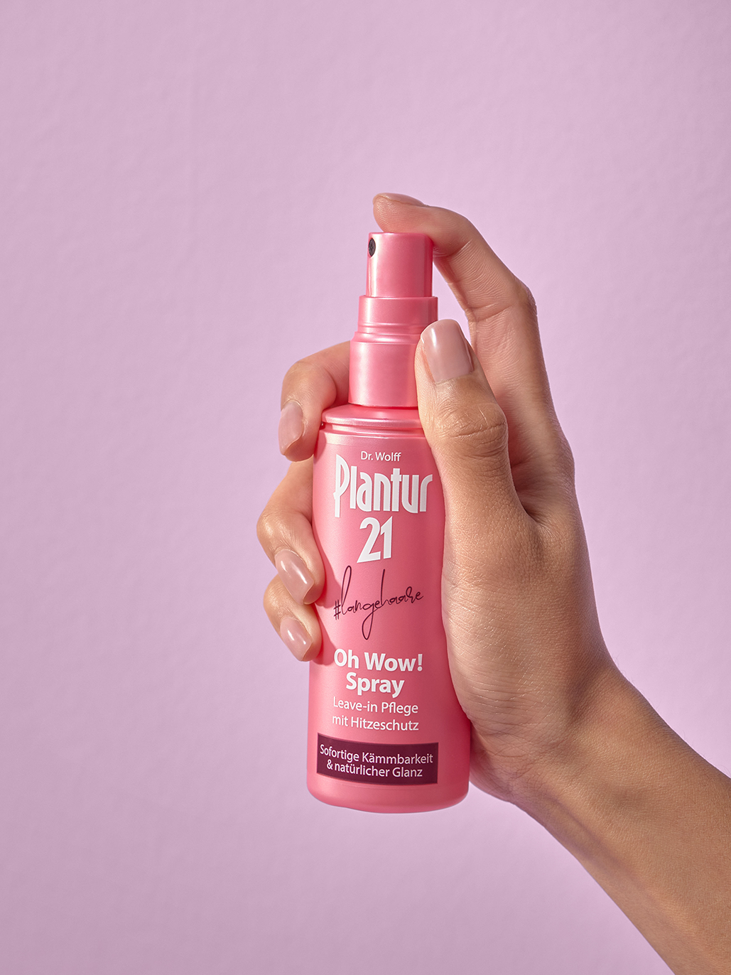 Plantur 21 Shooting Handmodel Sprühflasche