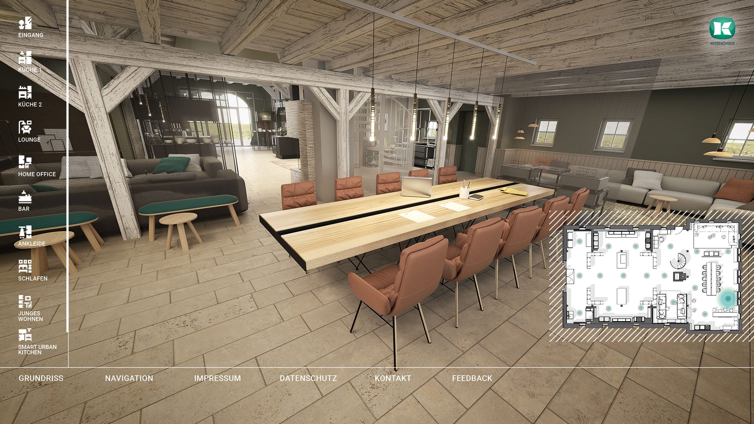 Virtuelle Messe Kesseböhmer Showroom