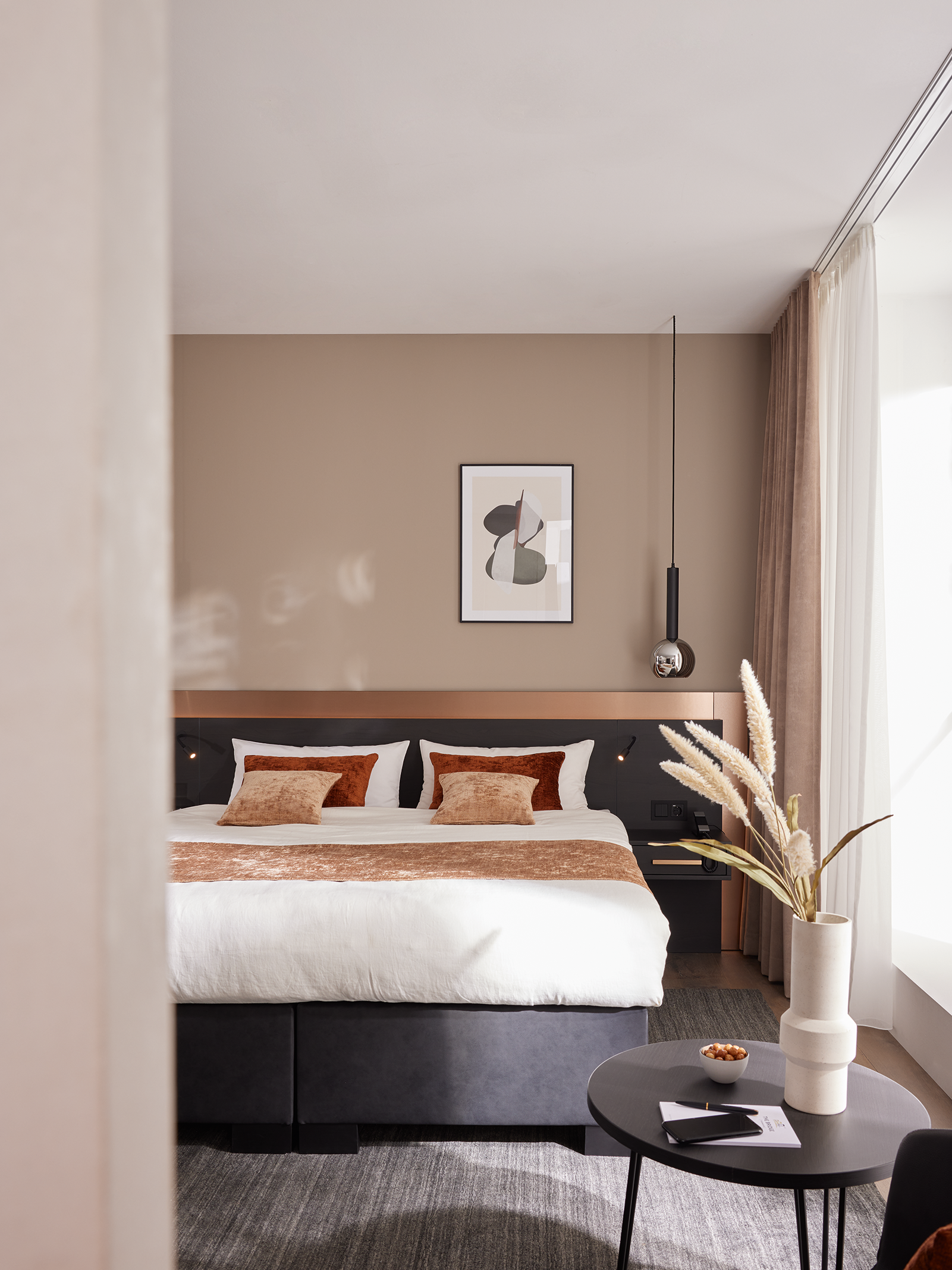 md Einrichtungssysteme Hotel Bergamo Bronze Bett