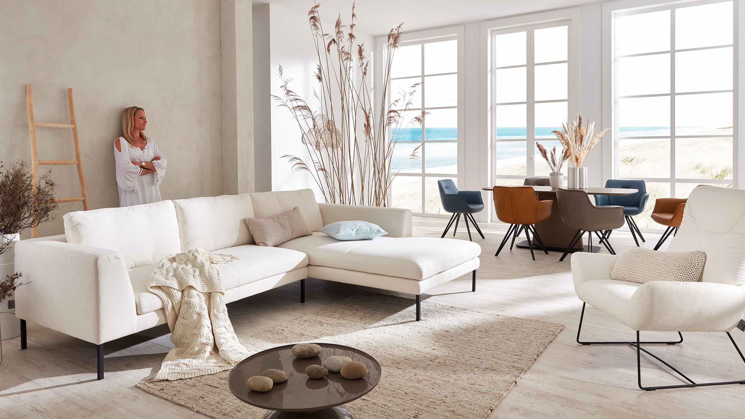 Ostermann Sansibar Shooting Strandhaus Wohnzimmer