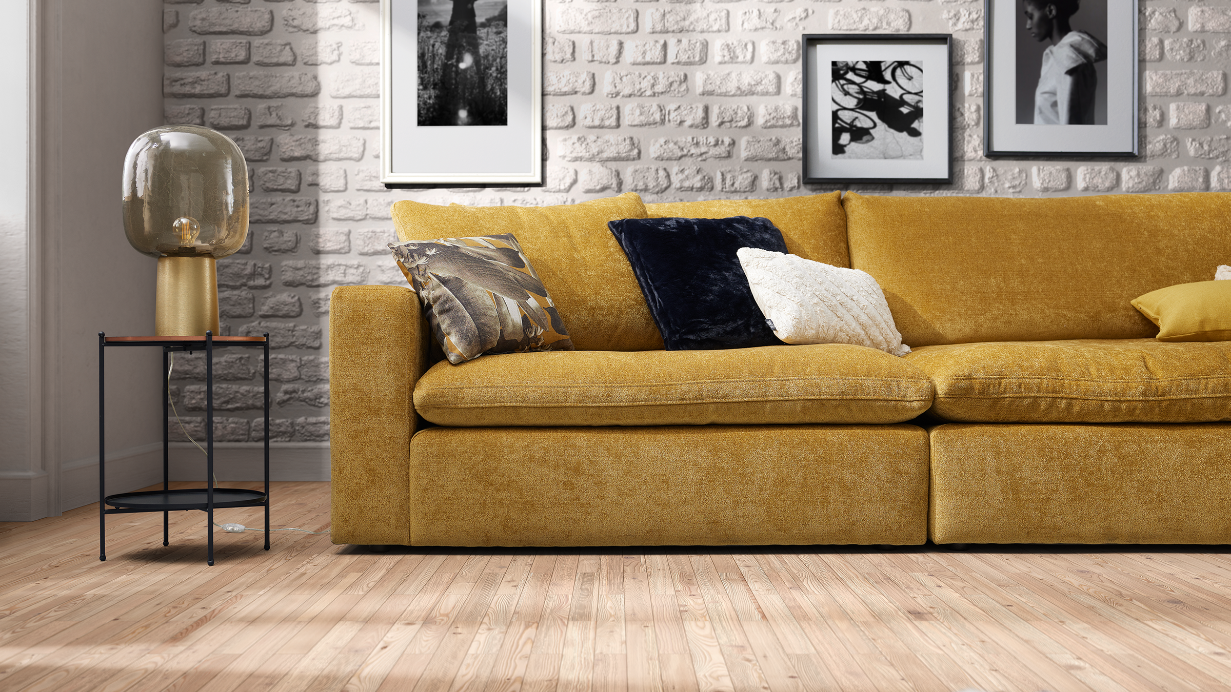 EMV hybride Bildproduktion Sofa Details