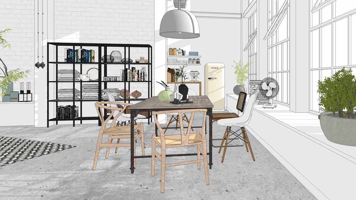 Louisas Loft Setbauzeichnung