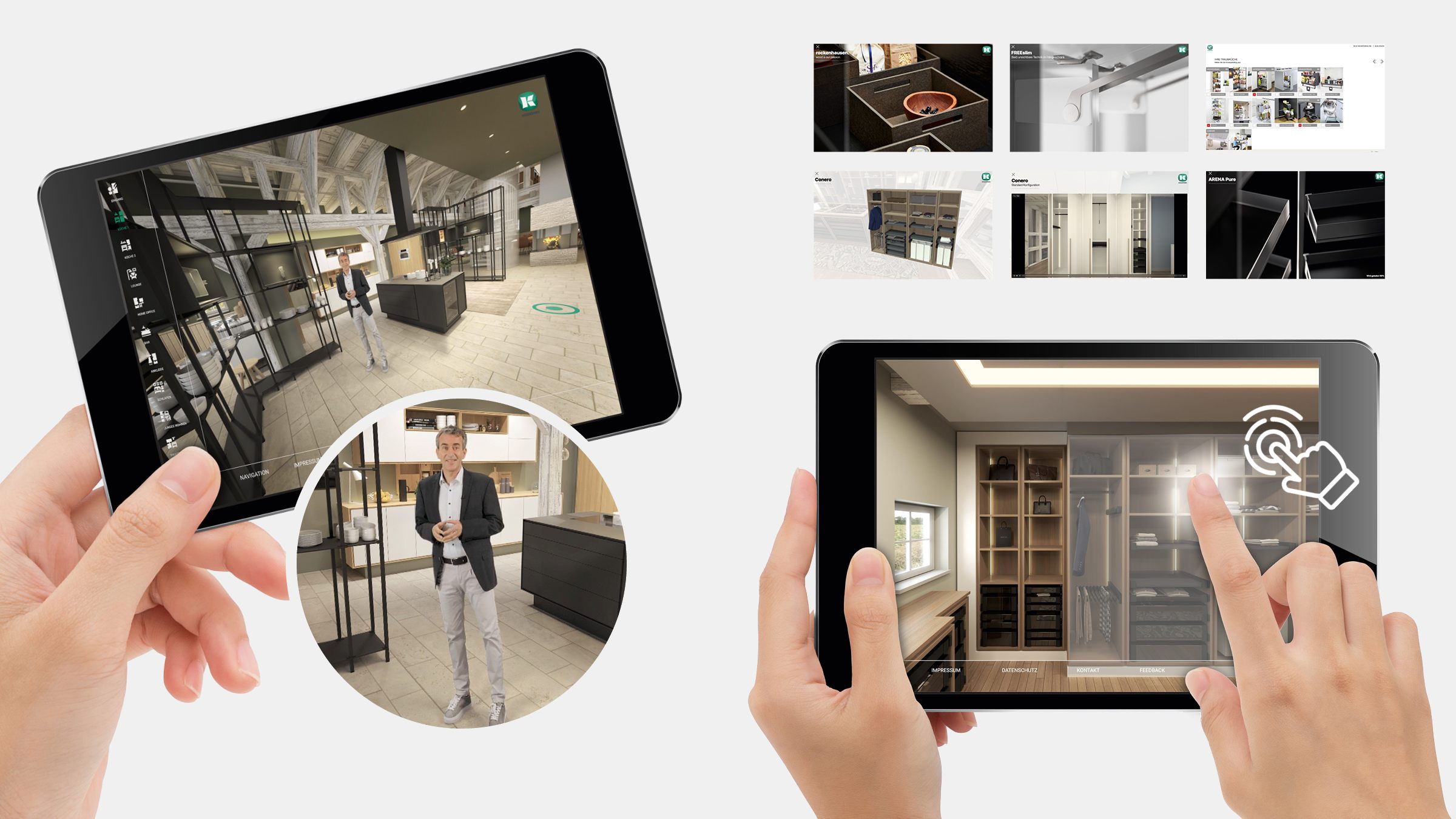 Virtuelle Messe Kesseböhmer Showroom