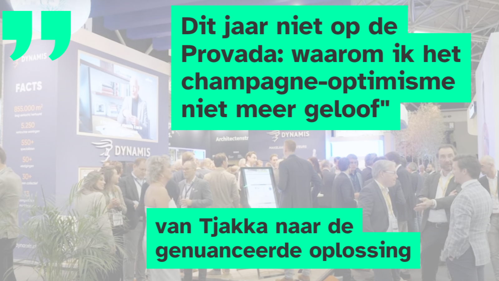Dit jaar geen  de Provada: waarom het champagne-optimisme faalt