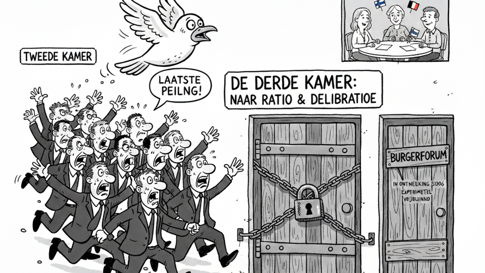 Hoe krijgen we Nederland van het slot. Tijd voor meer directe democratie?