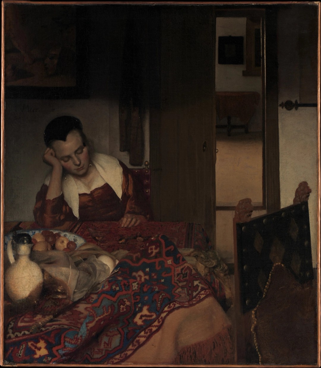 Vermeer, A Maid Asleep