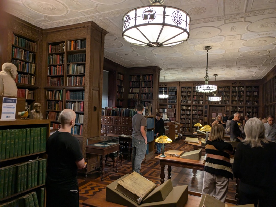 Interior of the rare book room