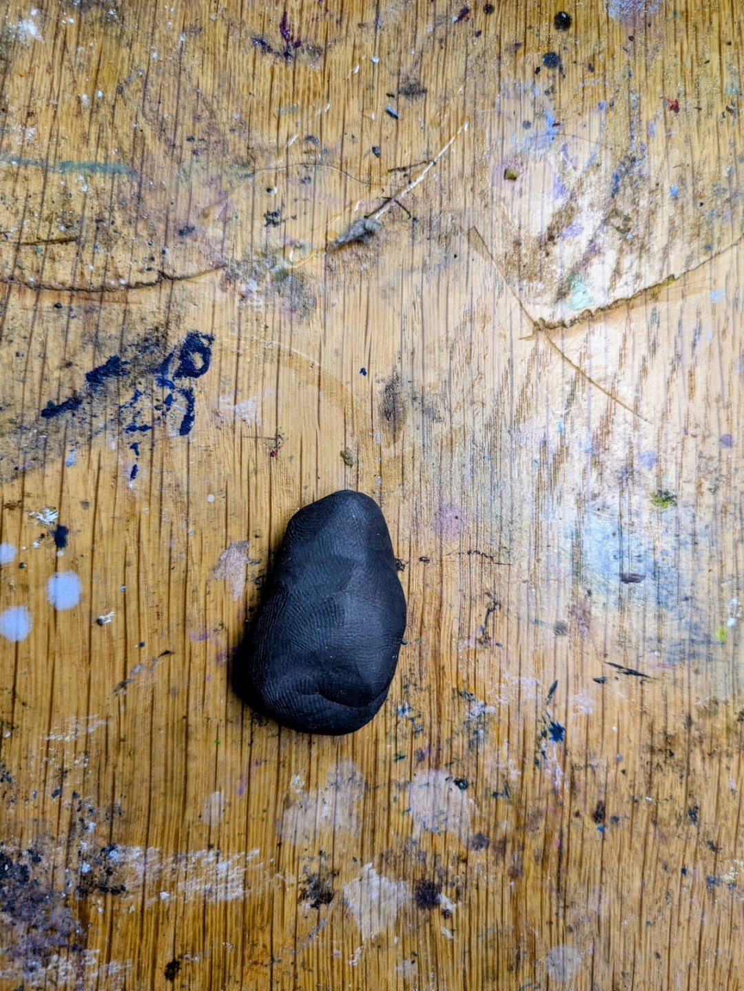 2 days of drawing in a lump of rubber.