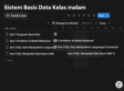Database Systems lab materials