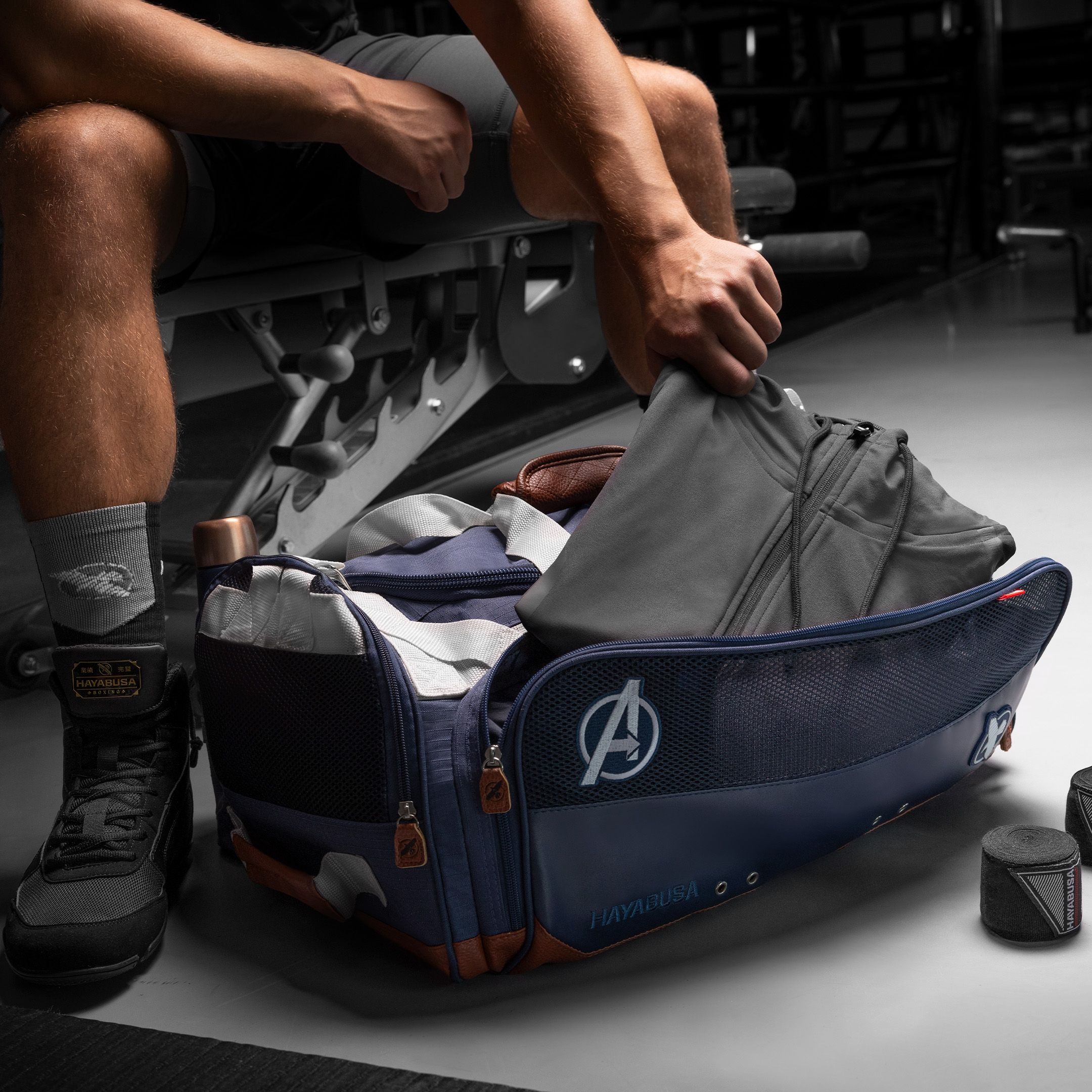 Captain America Gym Duffle Bag | Marvel Sports Bag