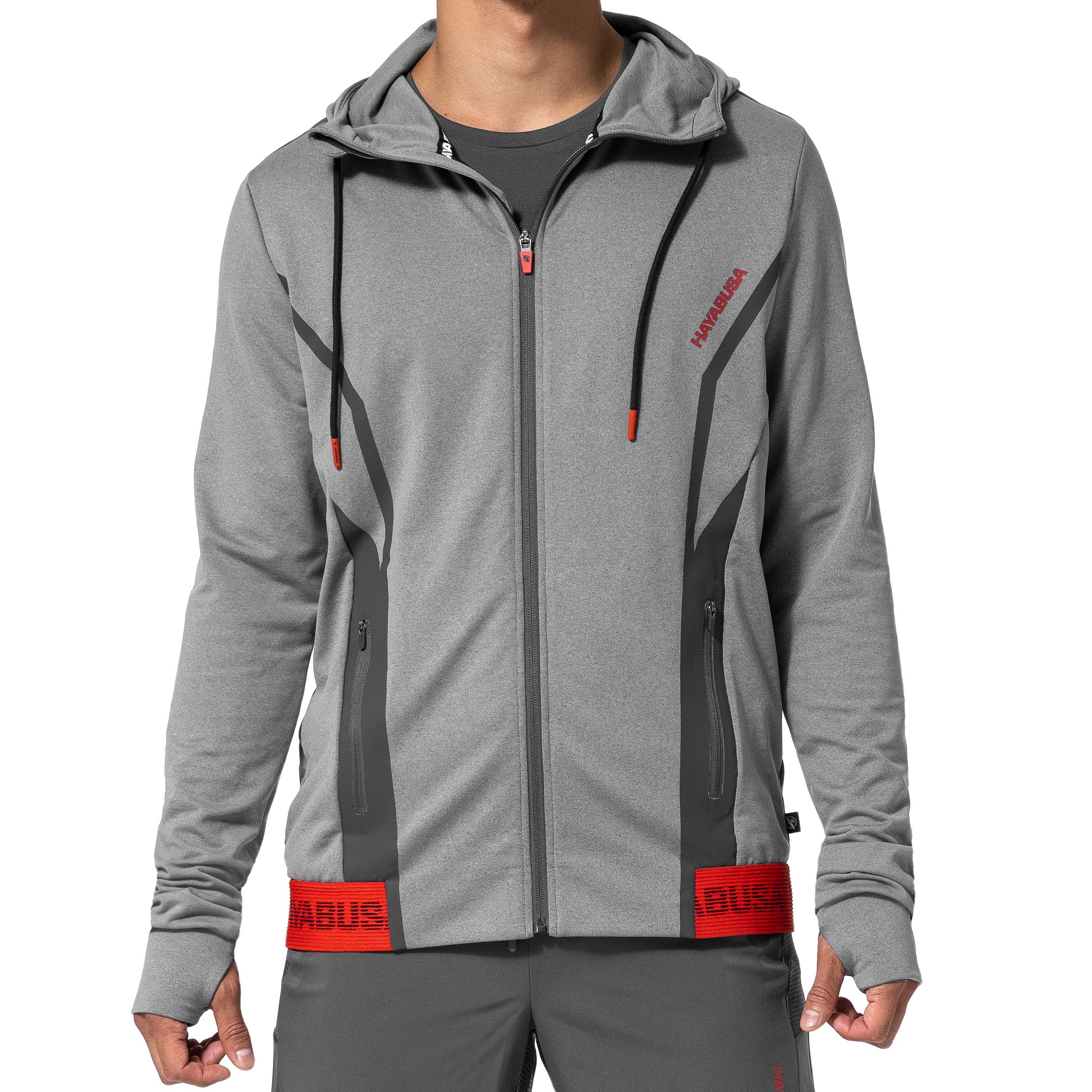 Hayabusa Men's Zip-Up Performance Hoodie | Performance Zip Up Jacket