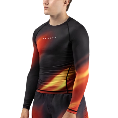 Hayabusa Men’s Apex Nova Long Sleeve Rash Guard - Image 1