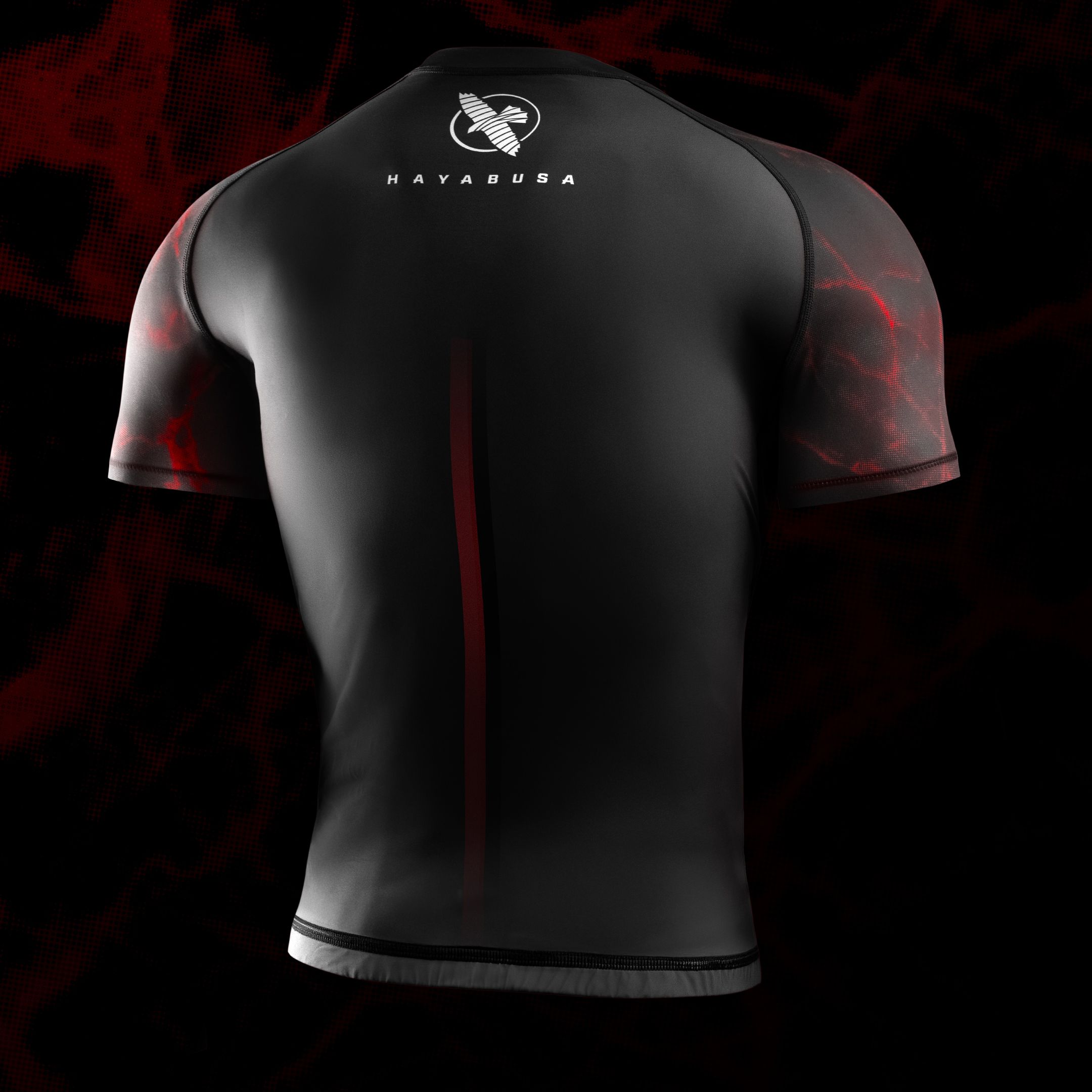 UFC BJJ Men’s Short Sleeve Rash Guard - Image 2