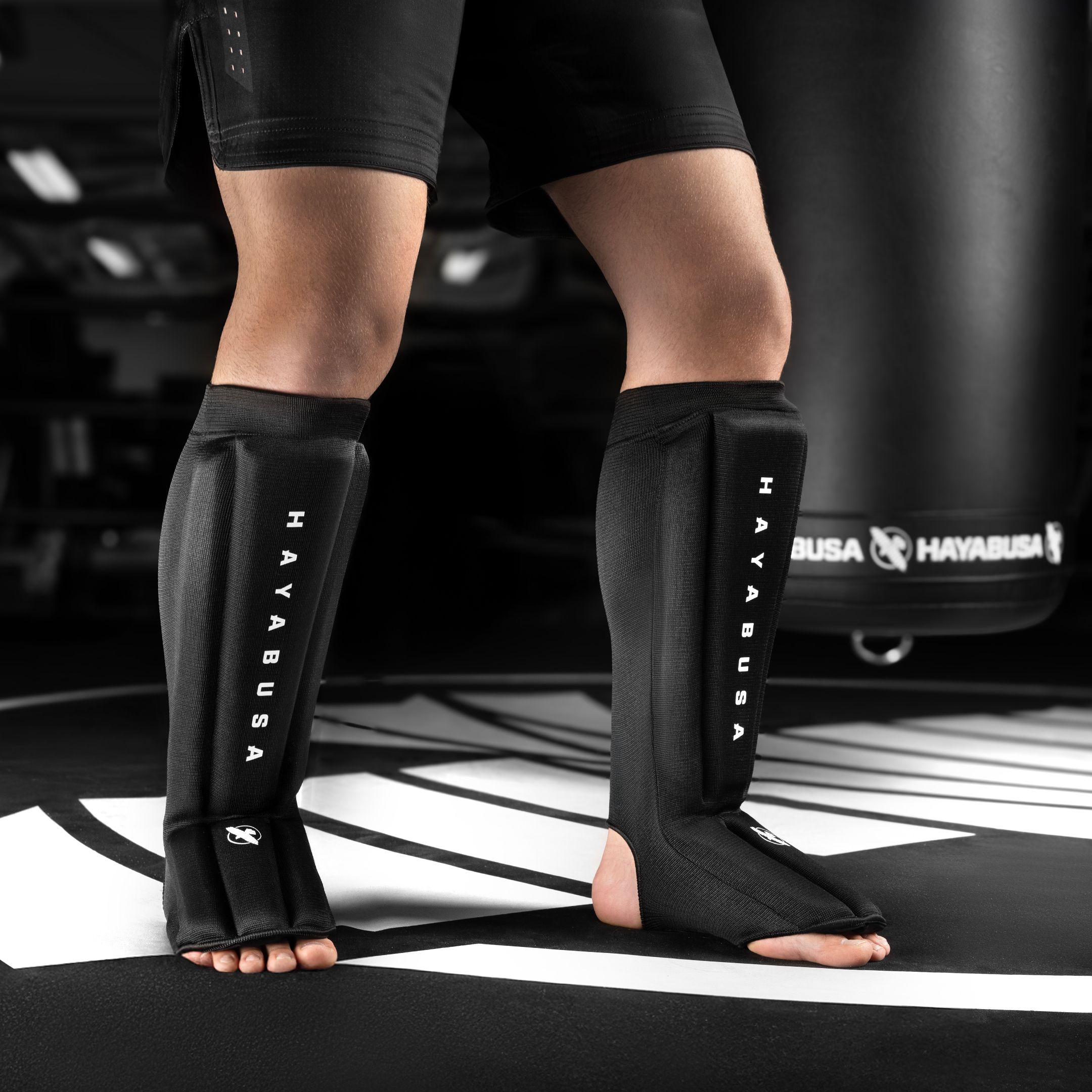 Core Sleeved Shin Guards | Lightweight Compression Fit Protection