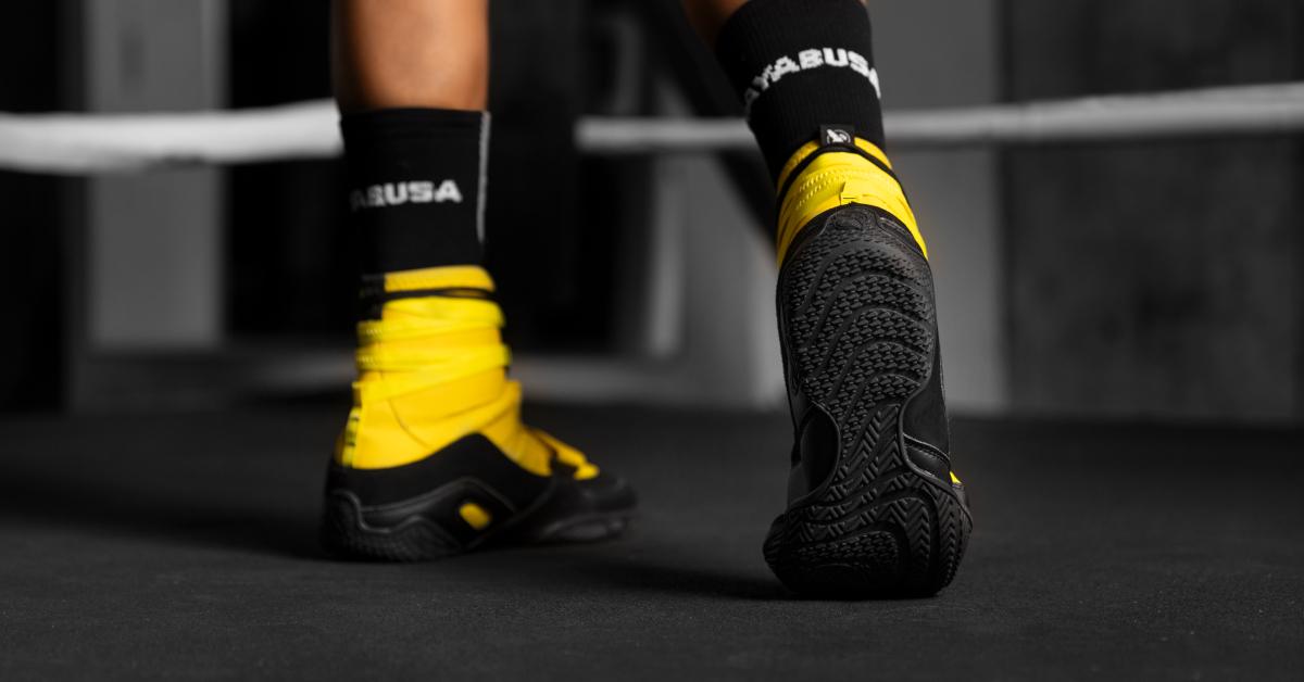 Quality leather boxing shoes for professionals