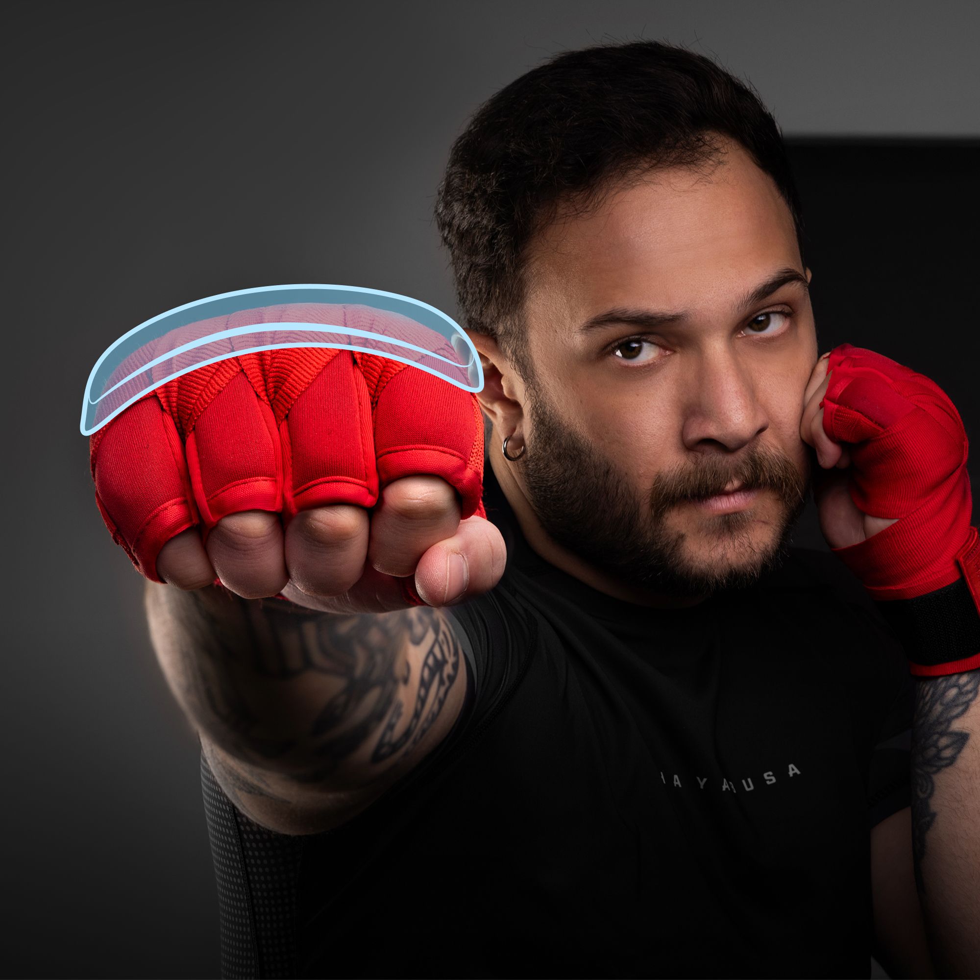 Hayabusa Knuckle Guard Hand Wraps - Image 2