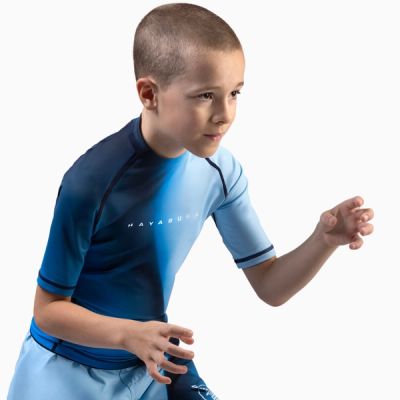 Hayabusa Kids Apex Nova Short Sleeve Rash Guard - Image 4