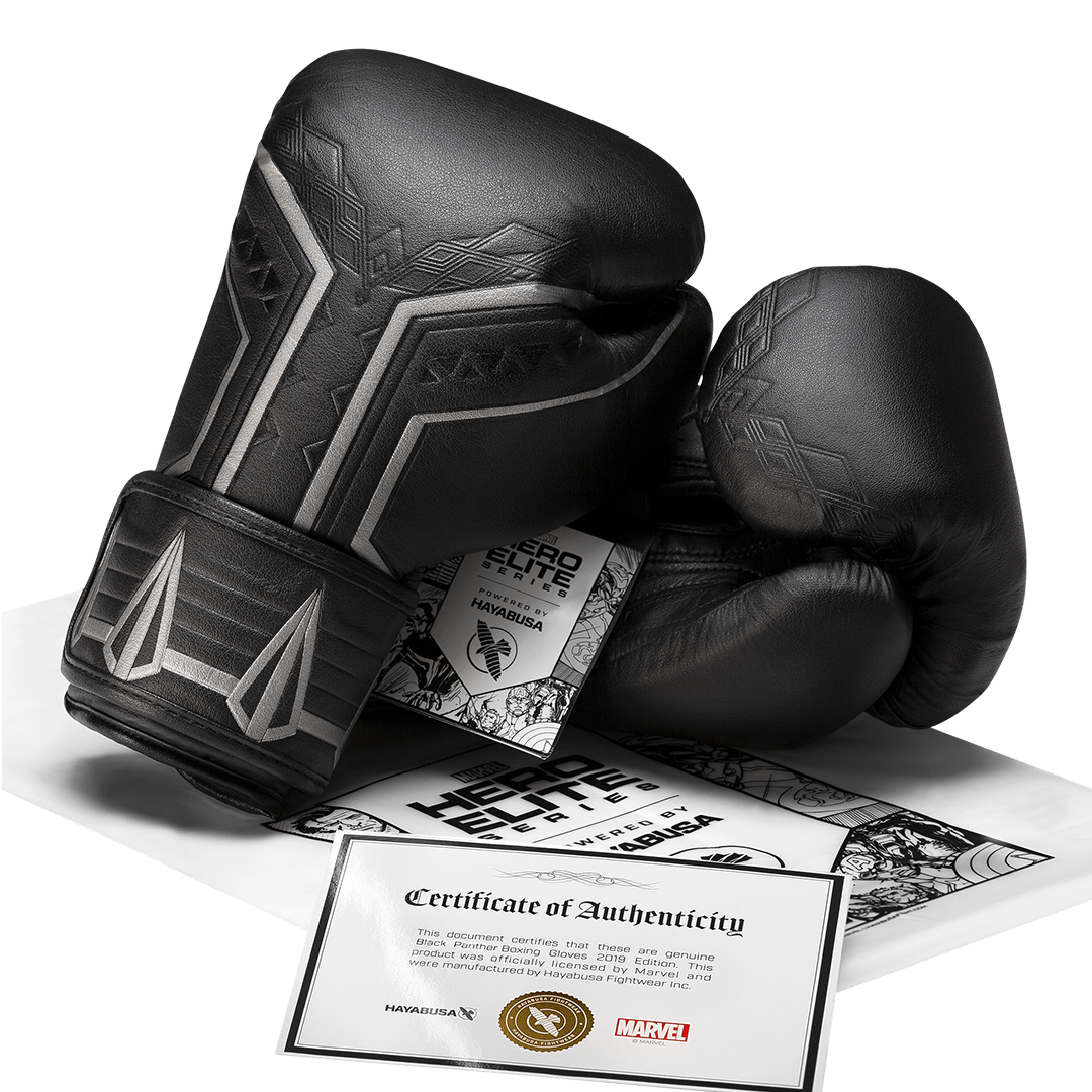 ボクシング Hayabusa x Marvel Black Panther 16oz 4f17cd013736f38ee64fbf4c1d6936