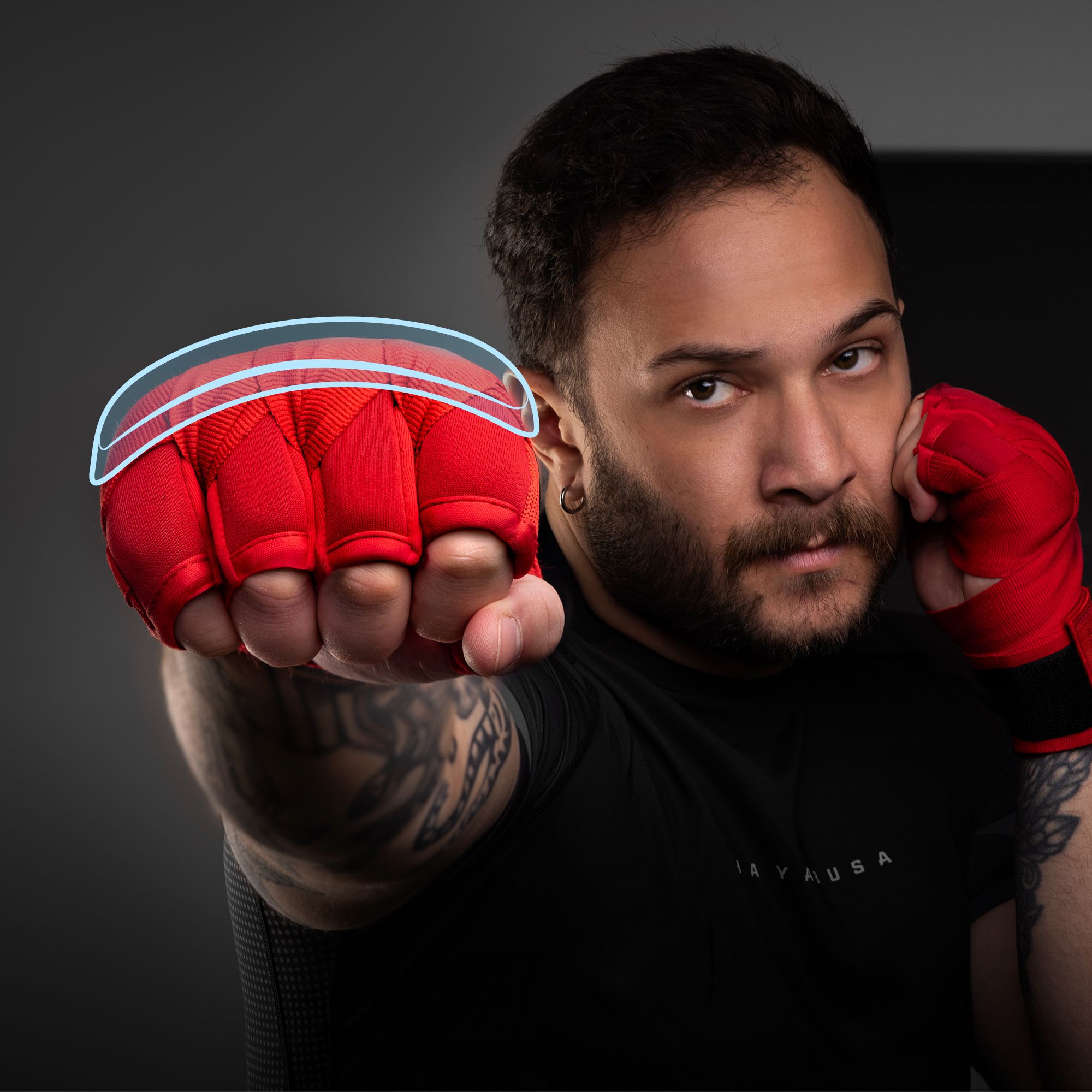 Hayabusa Knuckle Guard Hand Wraps - Image 2