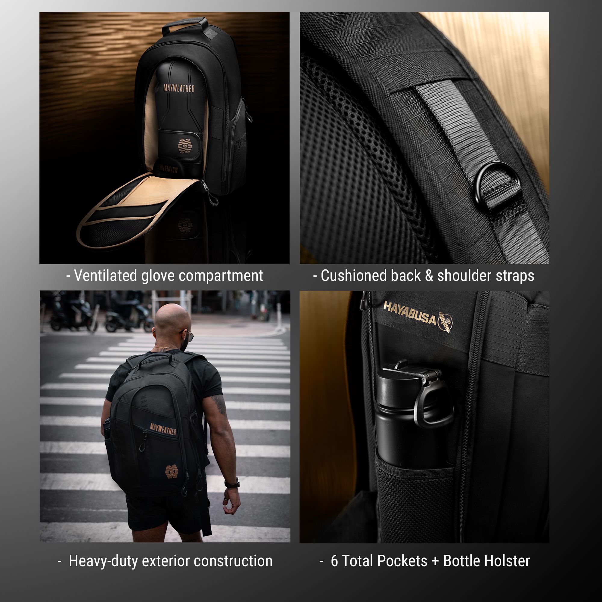 Mayweather Boxing Backpack - Image 6