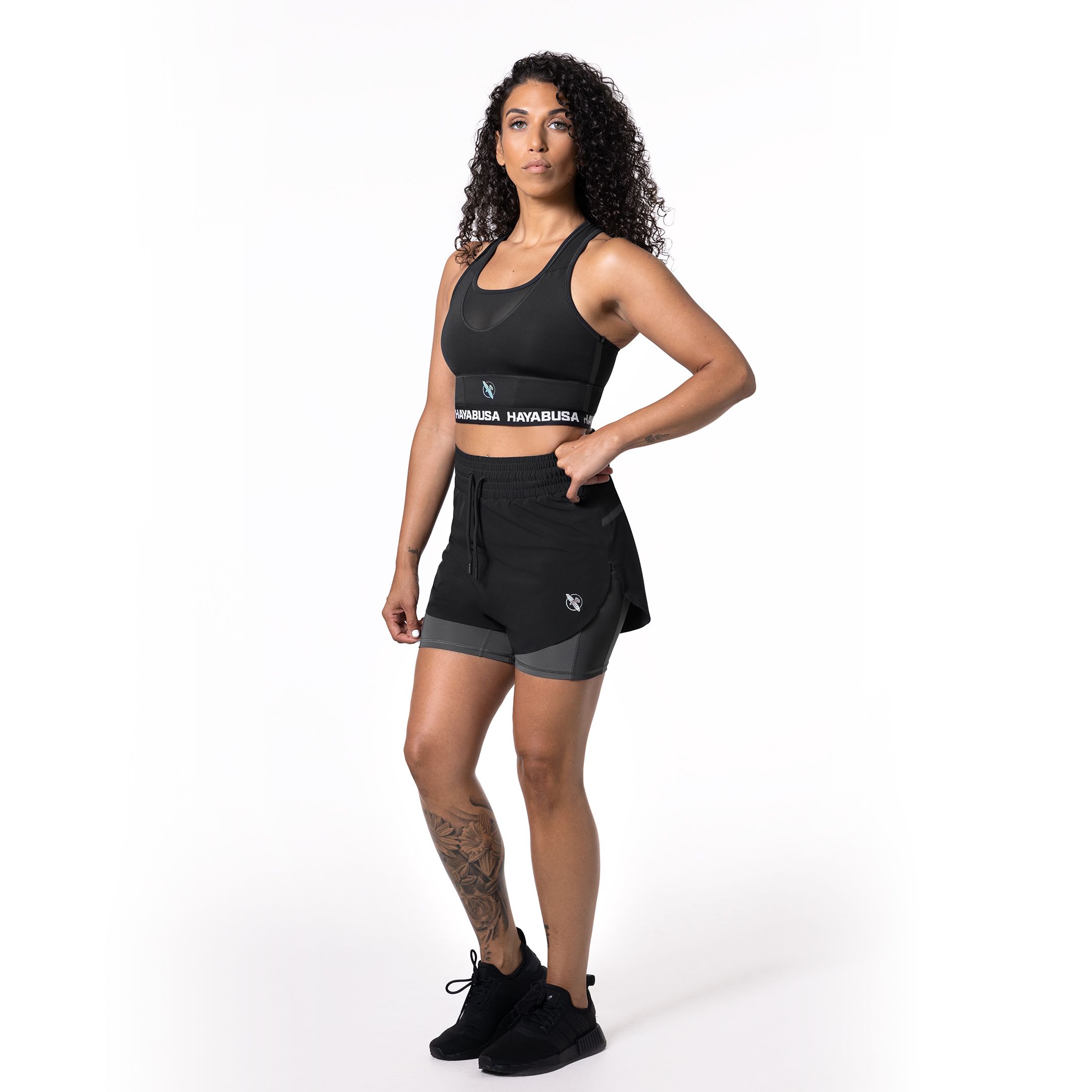 Hayabusa Women’s Mid Rise Layered Shorts - Image 6