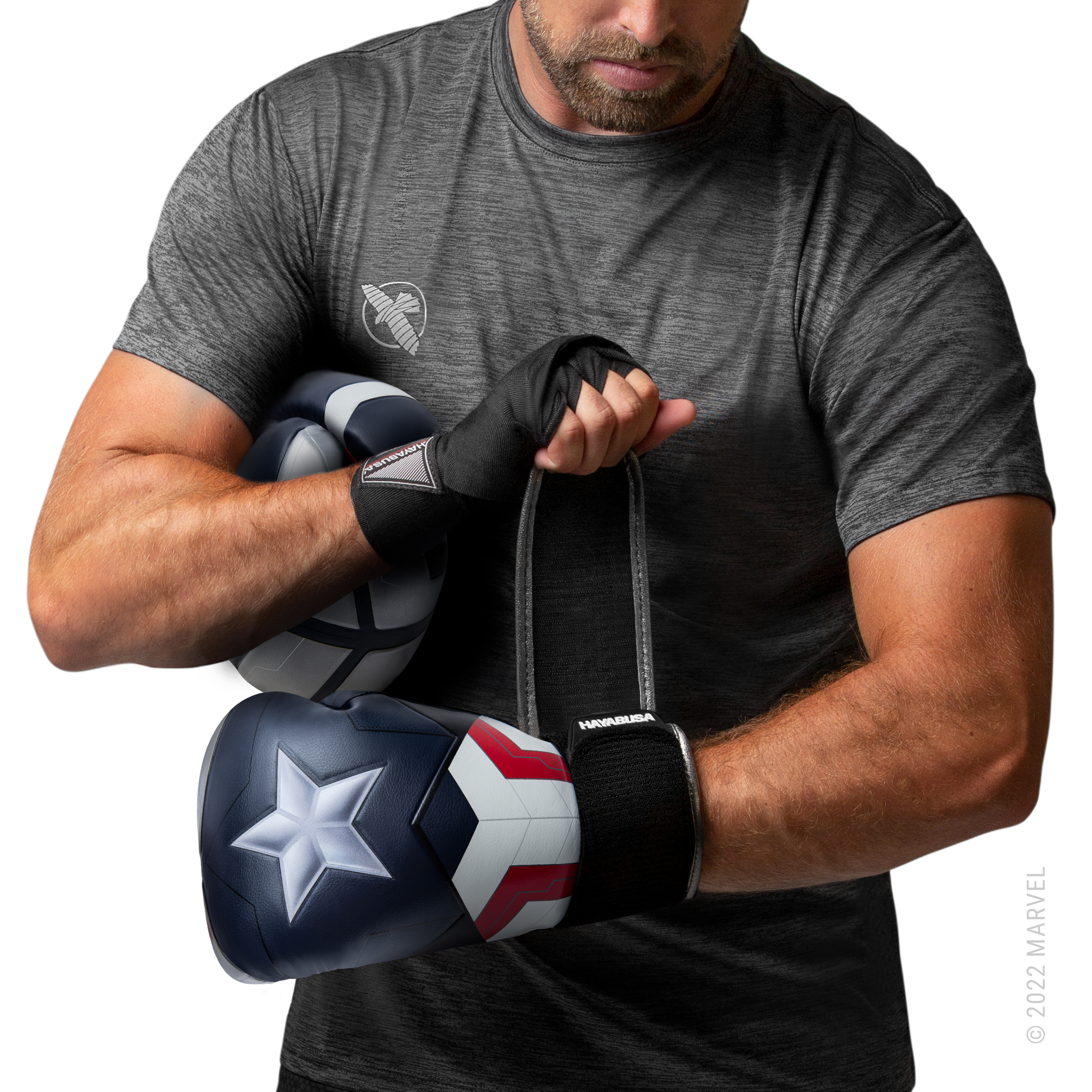 Captain America (Sam Wilson) Boxing Gloves | Marvel Hero Elite