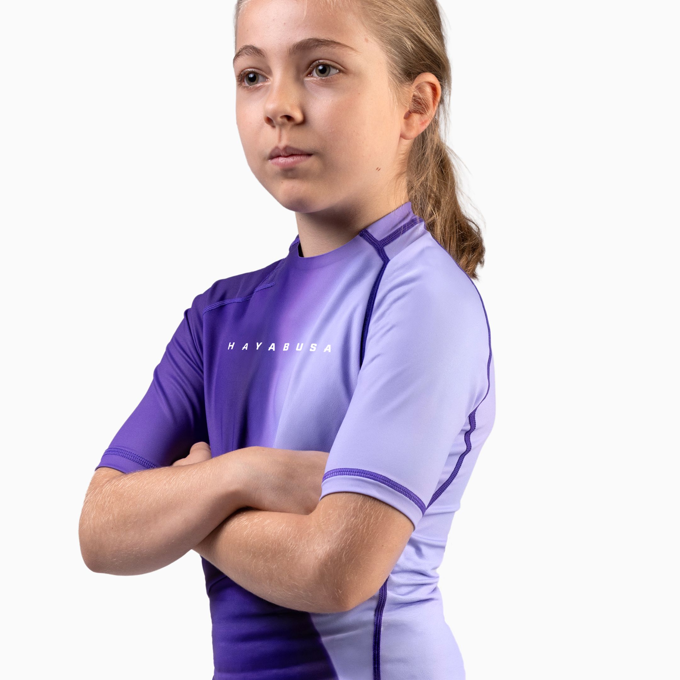 Hayabusa Kids Apex Short Sleeve Rash Guard - Image 3