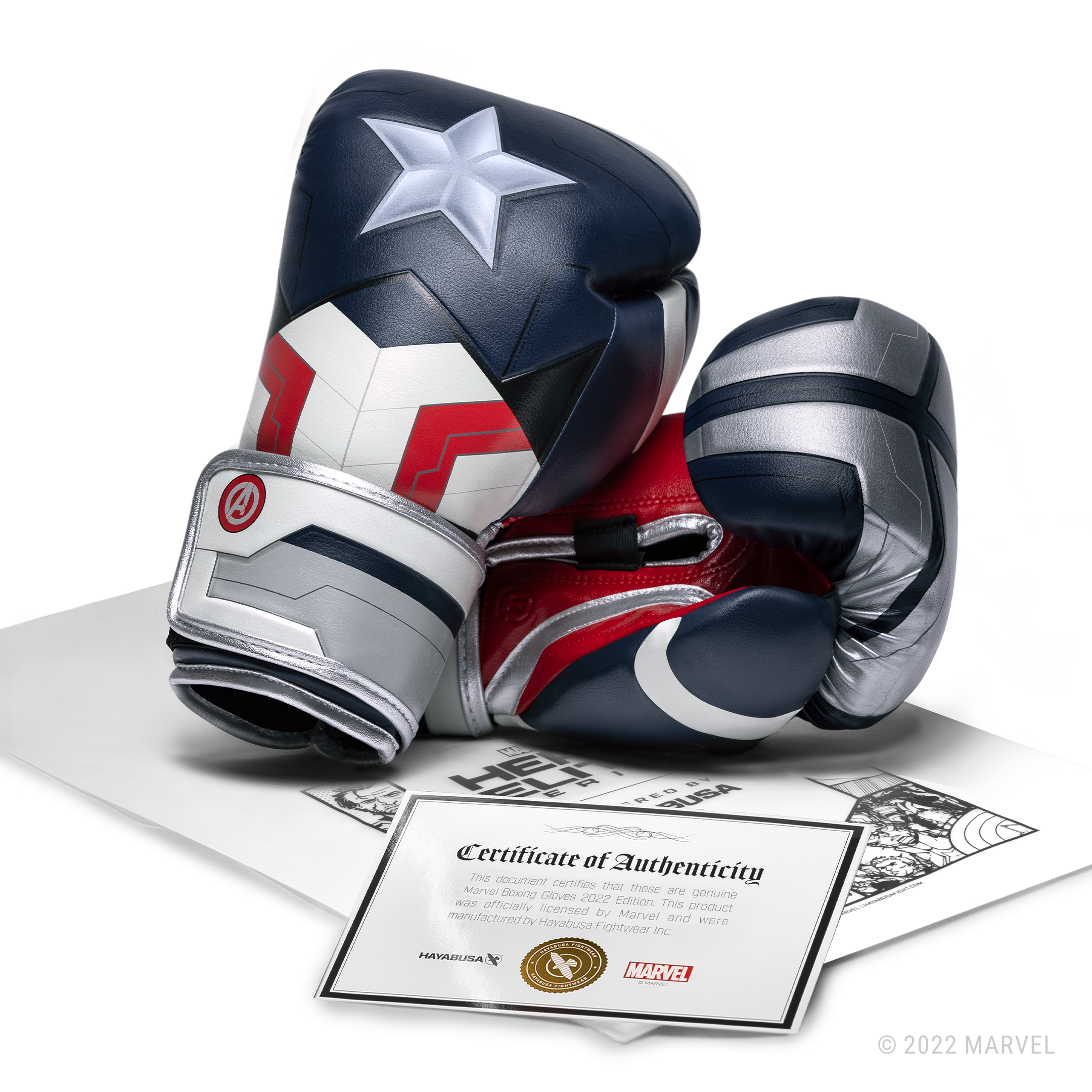 Captain America (Sam Wilson) Boxing Gloves | Marvel Hero Elite