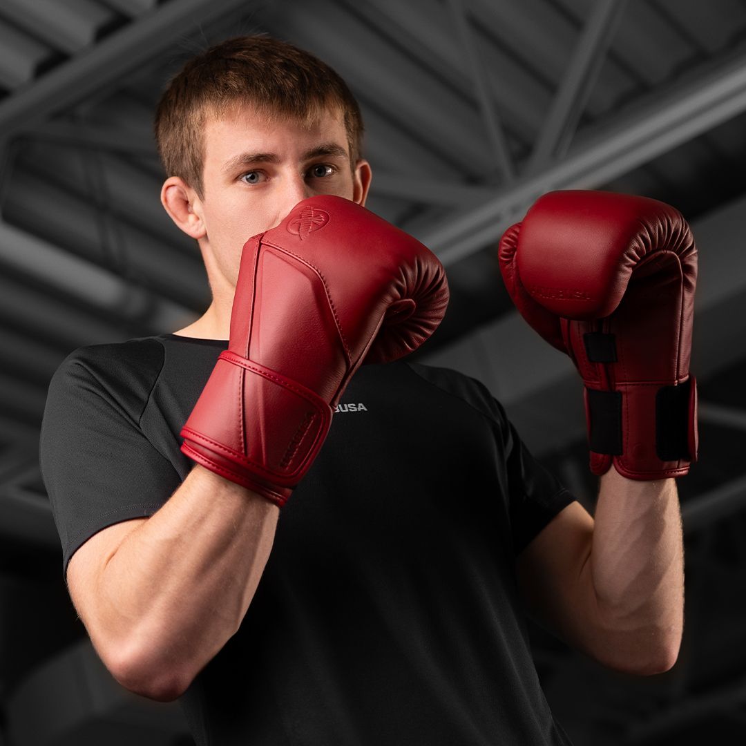 Hayabusa E1 Leather Boxing Gloves - Image 3