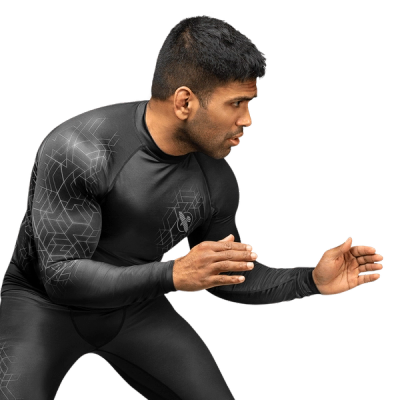 Hayabusa Geo Long Sleeve Rash Guard - Image 6