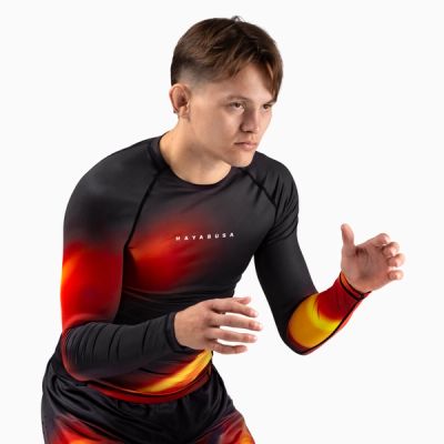 Hayabusa Men’s Apex Nova Long Sleeve Rash Guard - Image 4