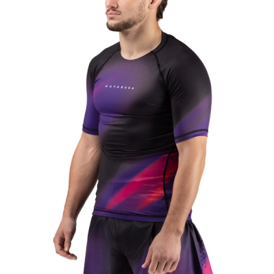 Hayabusa Men’s Apex Nova Short Sleeve Rash Guard - Image 1