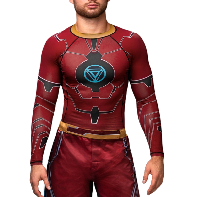 Marvel's Iron Man Long Sleeve Rash Guard