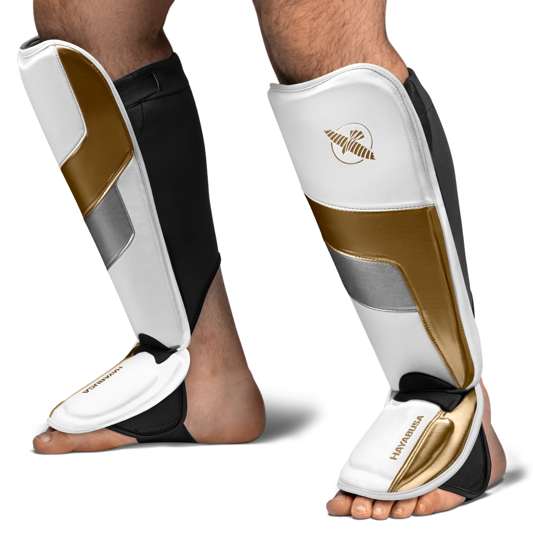 Hayabusa T3 Full Back Shin Guards | Kickboxing & Muay Thai