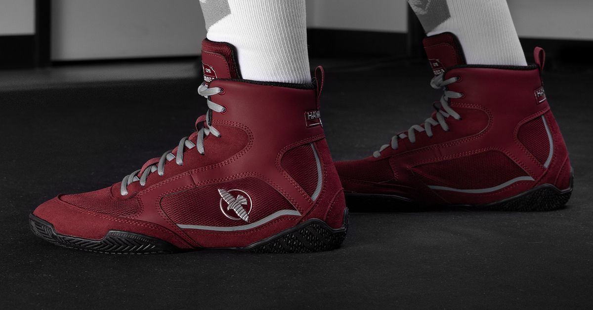 Purpose of Garnet/Grey Hayabusa Boxing Shoes