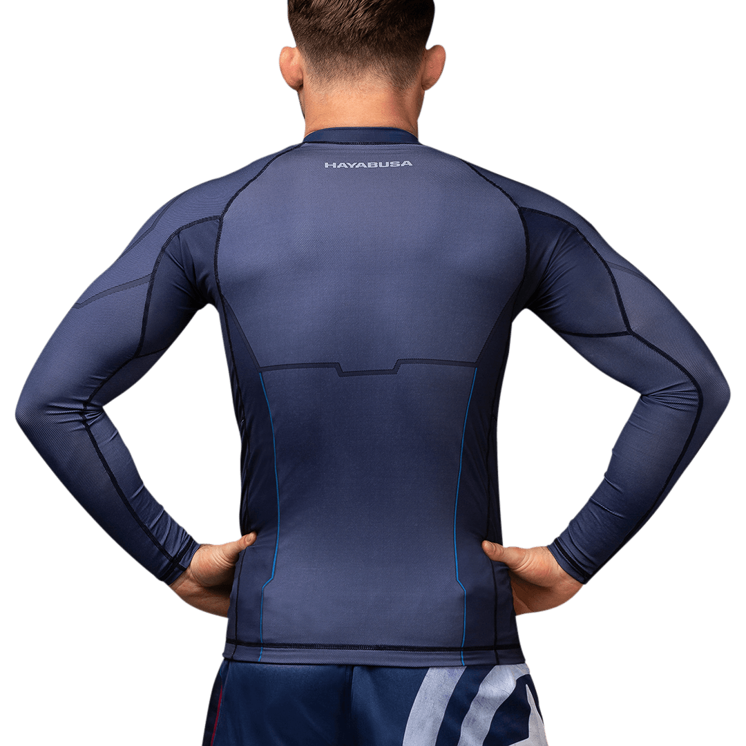 Marvel's Captain America Long Sleeve Rash Guard - Image 2