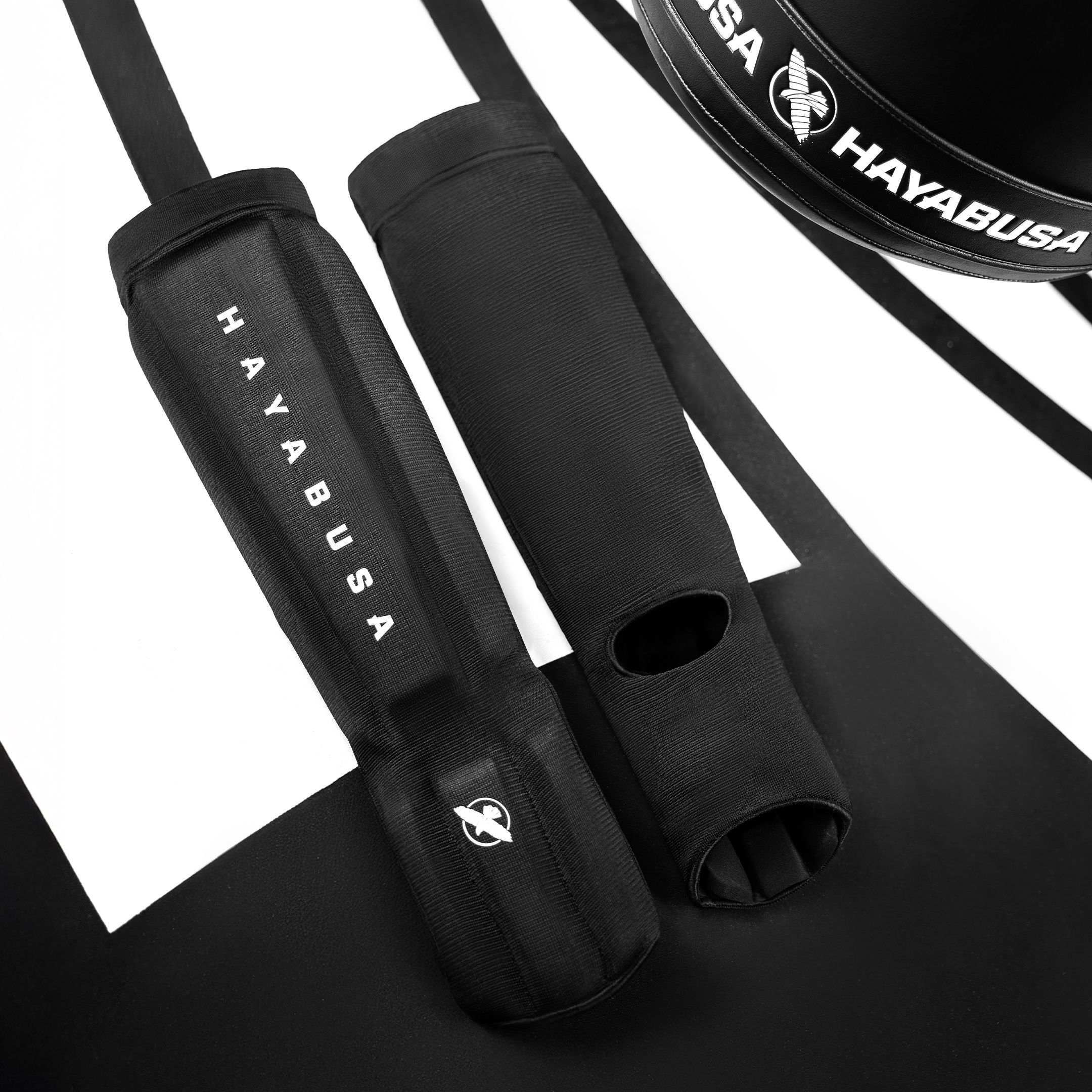 Core Sleeved Shin Guards | Lightweight Compression Fit Protection